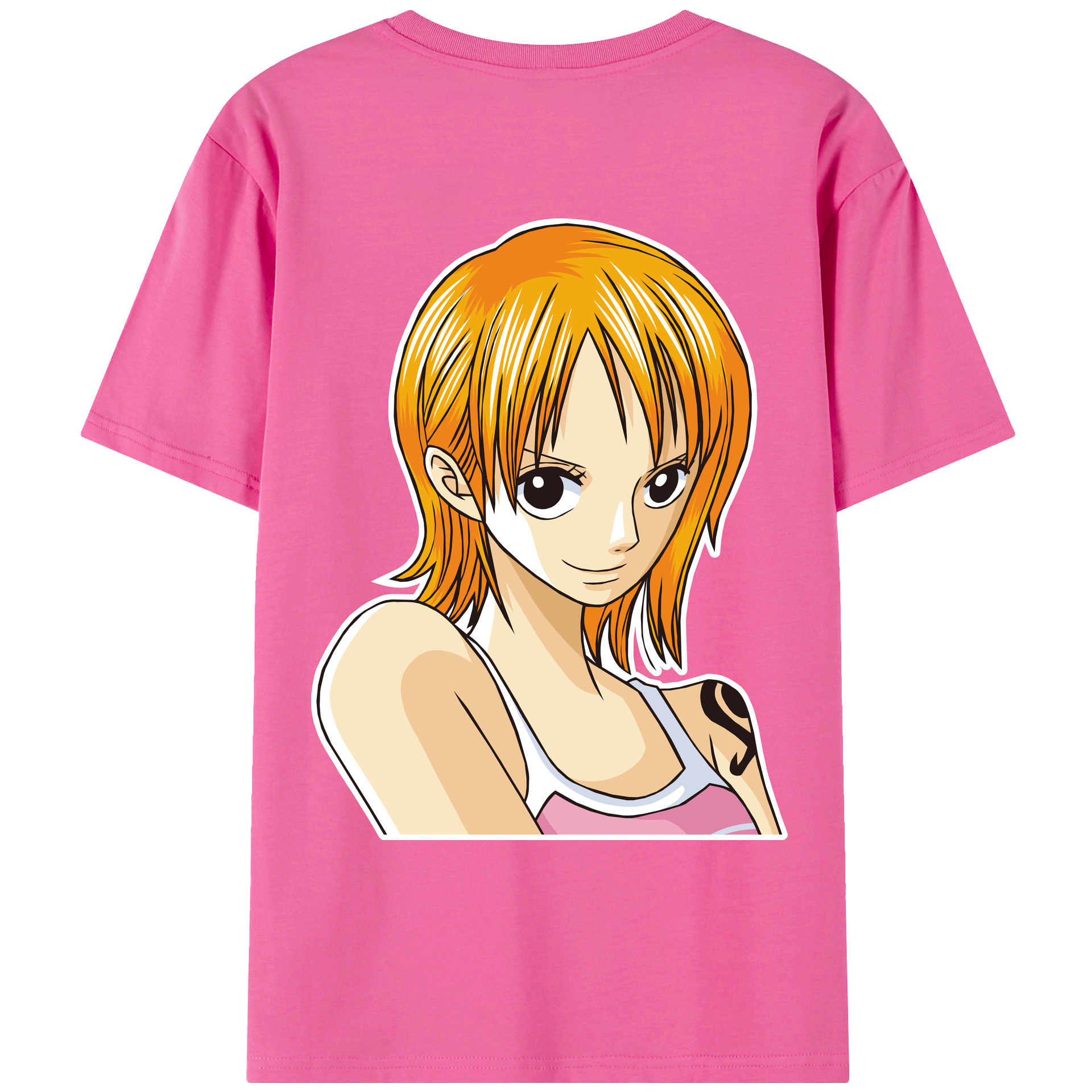 ワンピース ナミ ONE PIECE Nami レディース半袖Tシャツ(バックプリント)